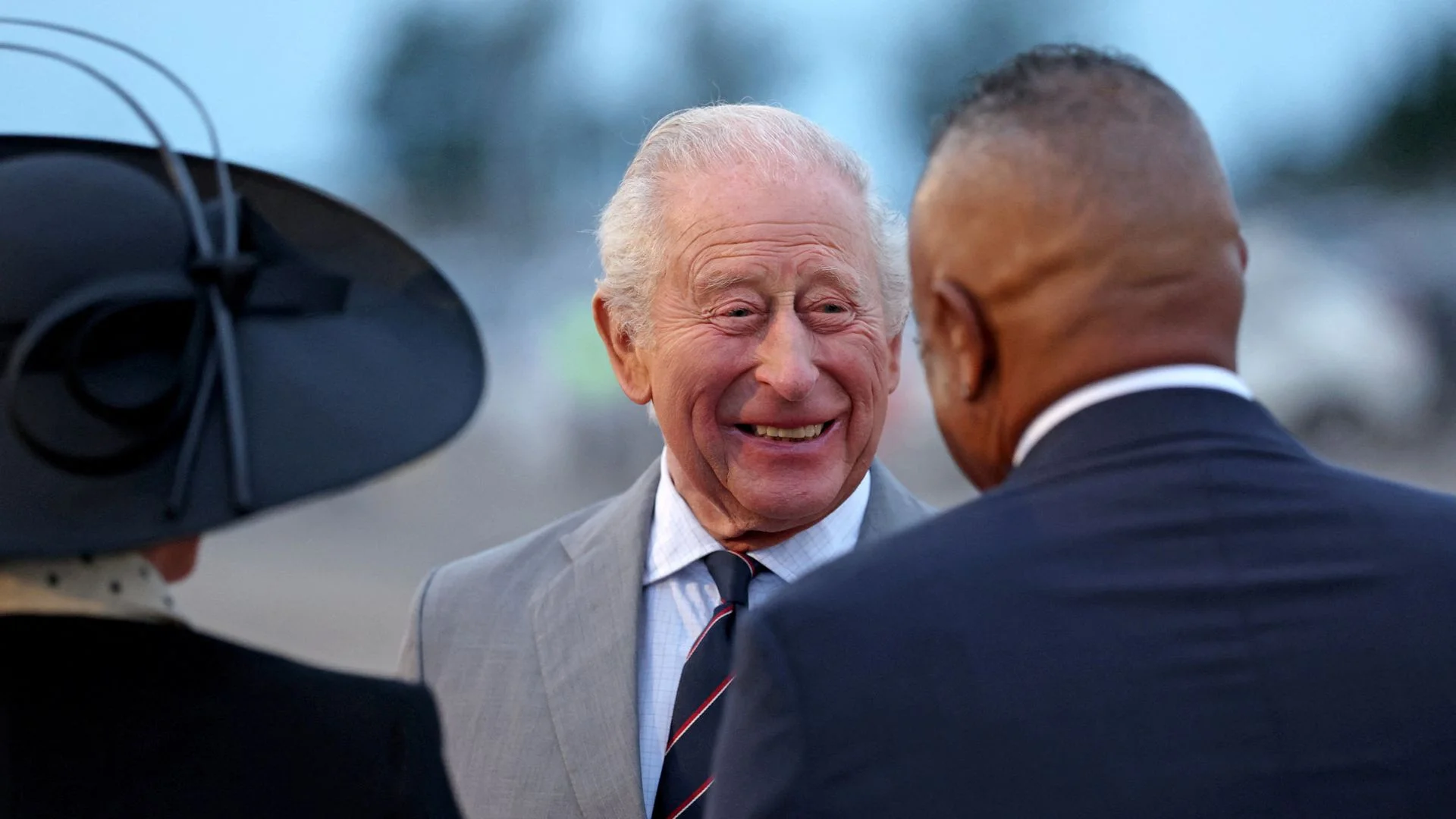 King lands in Bermuda after US state visit