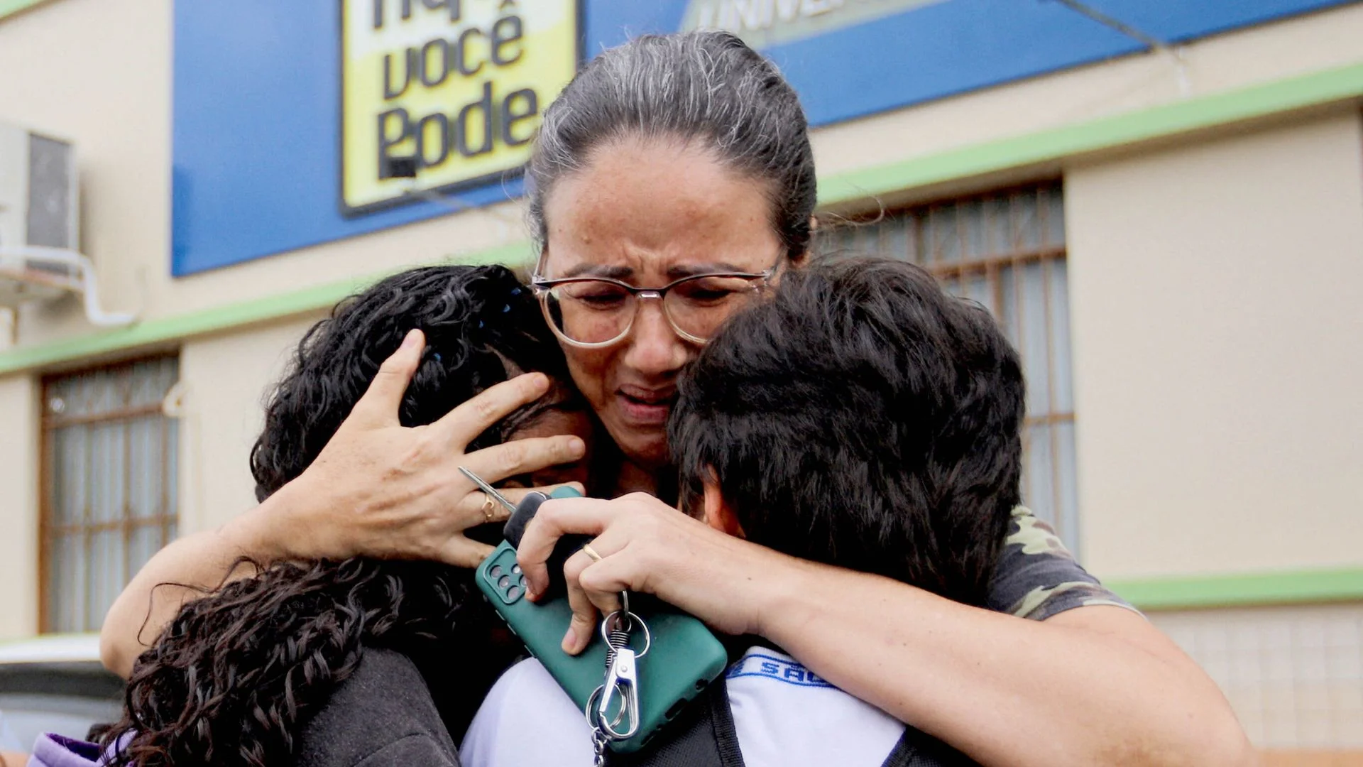 Student, 13, arrested after two killed in Brazilian school shooting