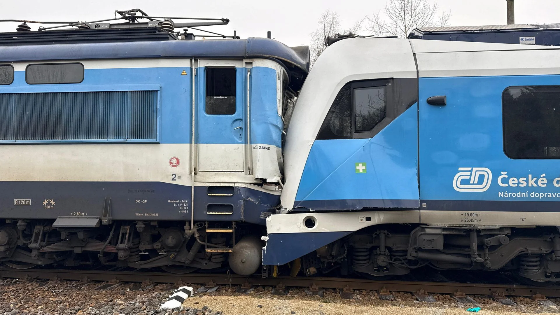 Dozens injured after two passenger trains collide in Czech Republic