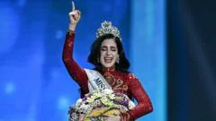 Mexico's Fatima Bosch, who walked out on organisers, crowned Miss Universe