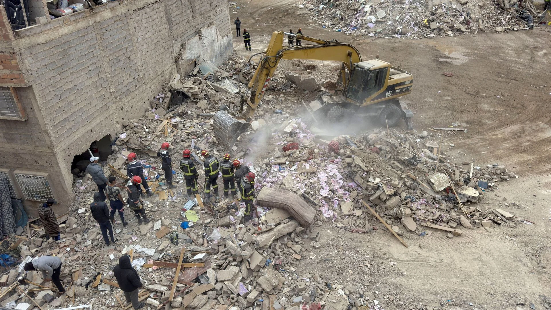 Double building collapse in Morocco leaves 22 dead